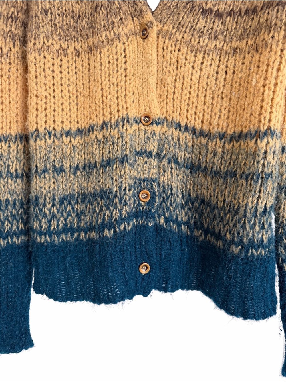 ULLA JOHNSON Paola Baby Alpaca Wool Multicolored Cardigan - EUC, Medium - Picture 6 of 13